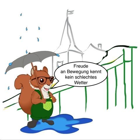 Bubenheimer Spieleland Regen Regenwetter